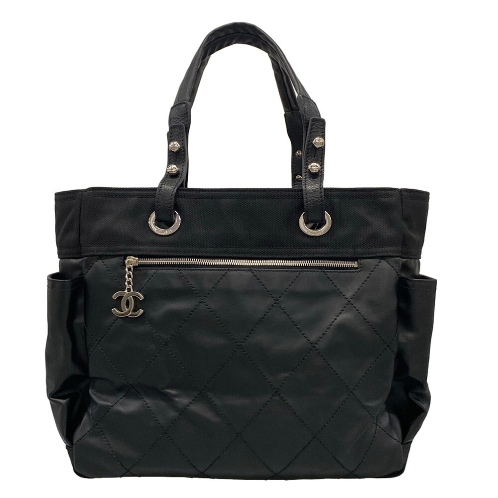 Chanel Paris Biarritz Tote Gm Black #328717C18B